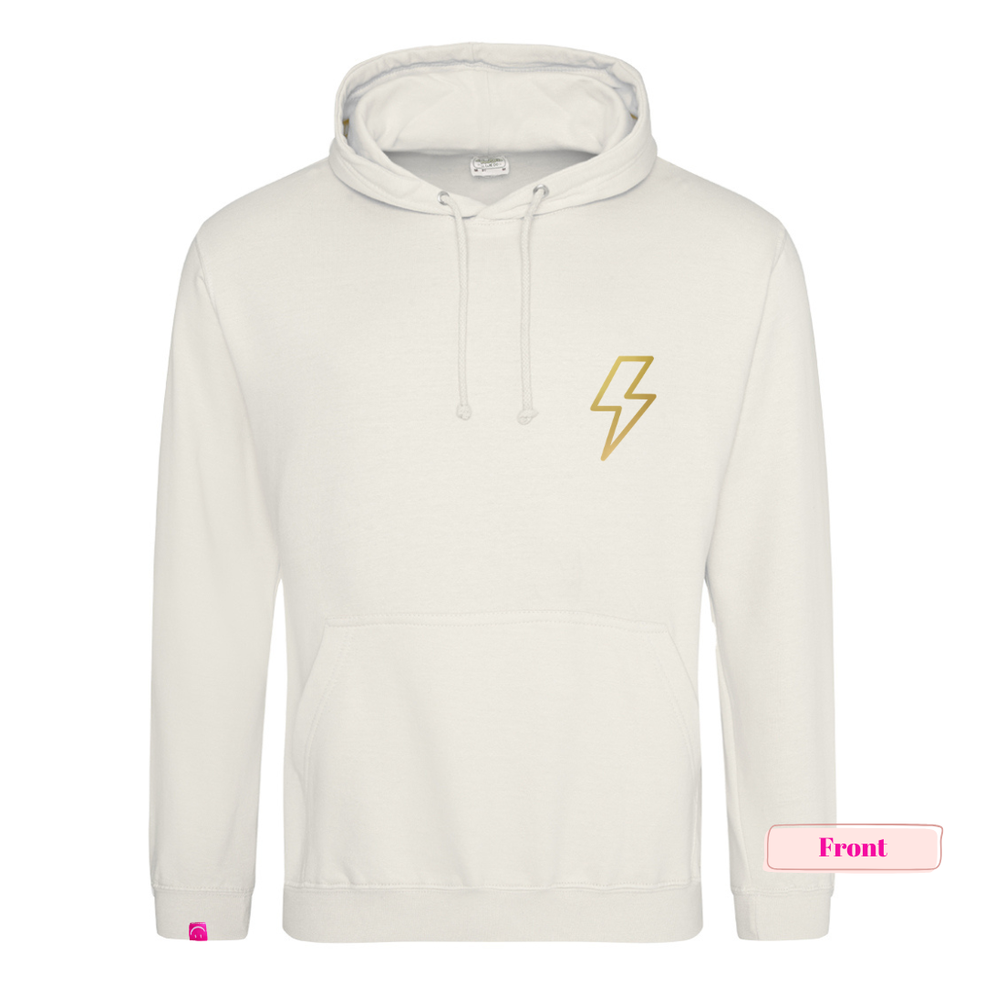 Cream 'She's Electric' Classic Hoodie