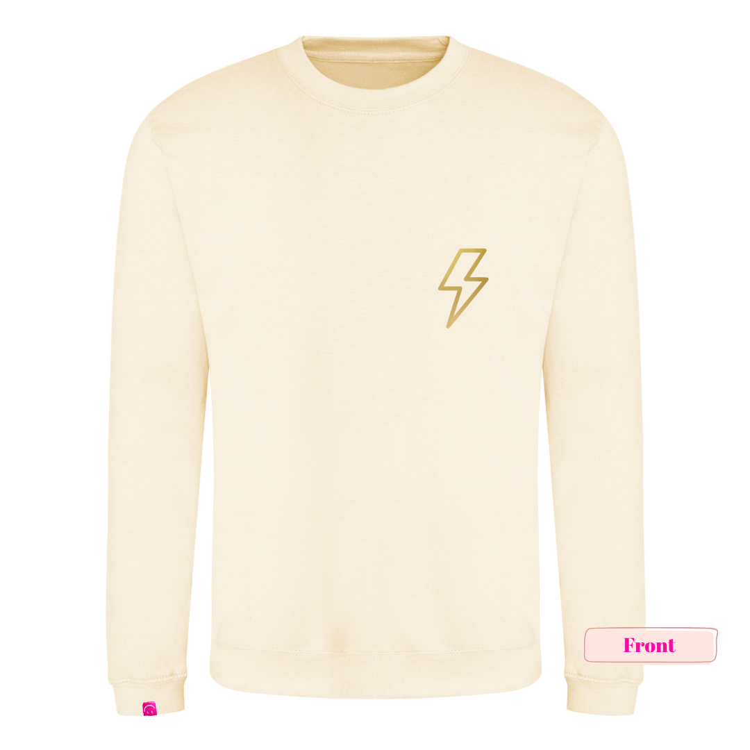 Cream 'She's Electric' Sweatshirt