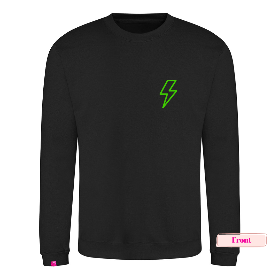 Black 'She's Electric' Sweatshirt