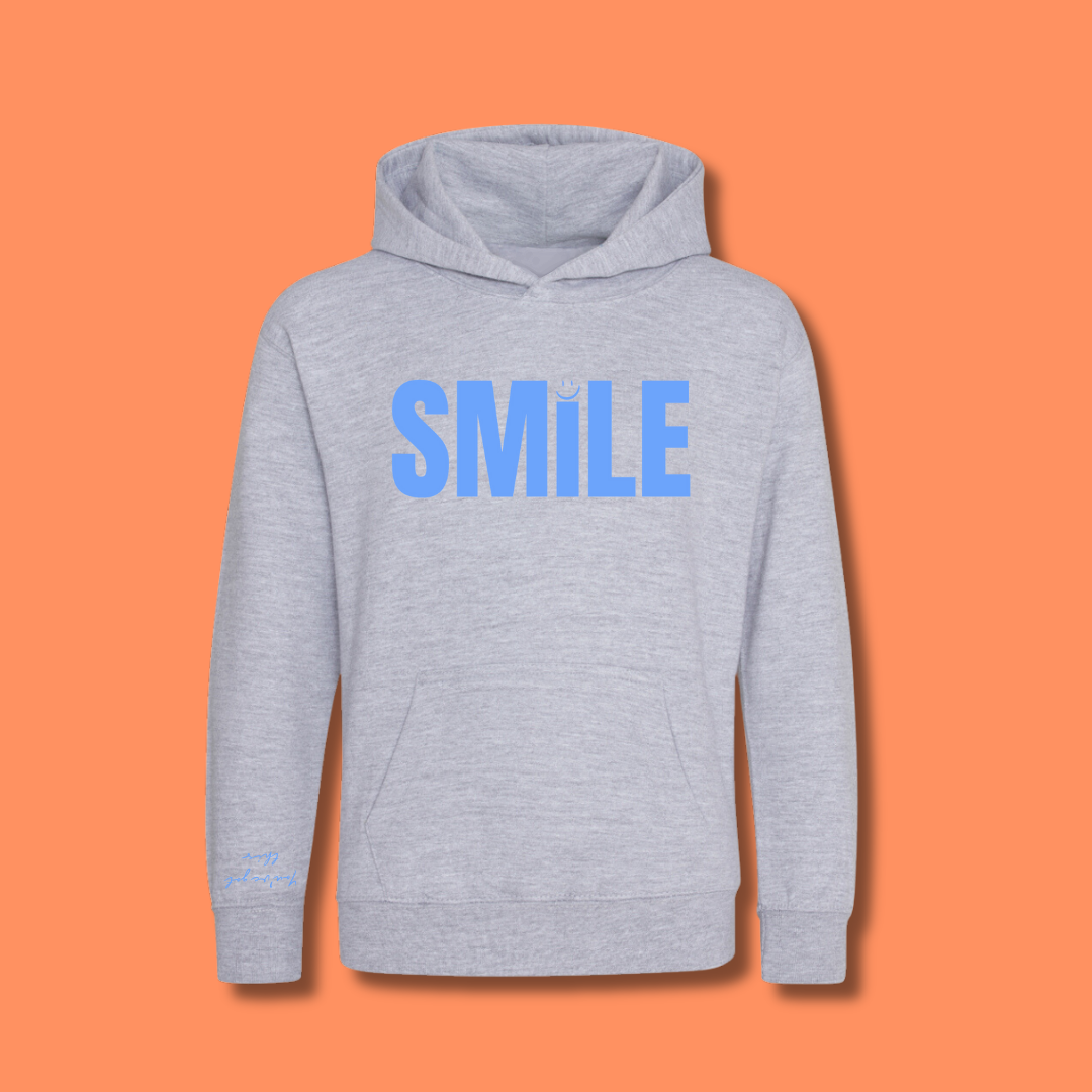 Children's Grey and Blue Hoodie