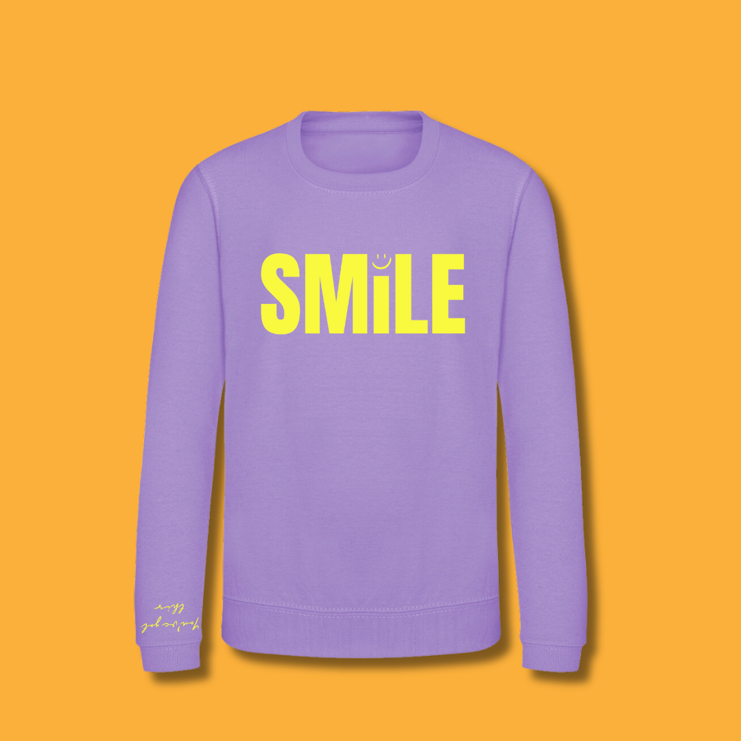 Children's Purple and Yellow Sweatshirt