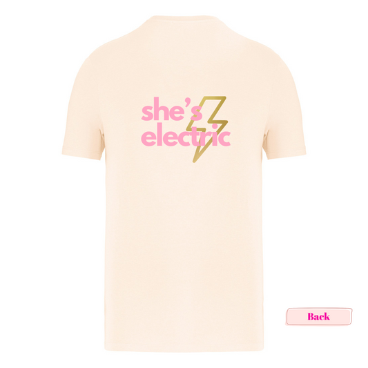 Cream 'She's Electric' Tee