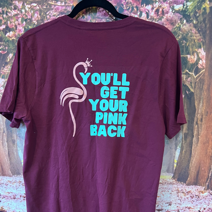 Keep Going Flamingo Tee - MEDIUM