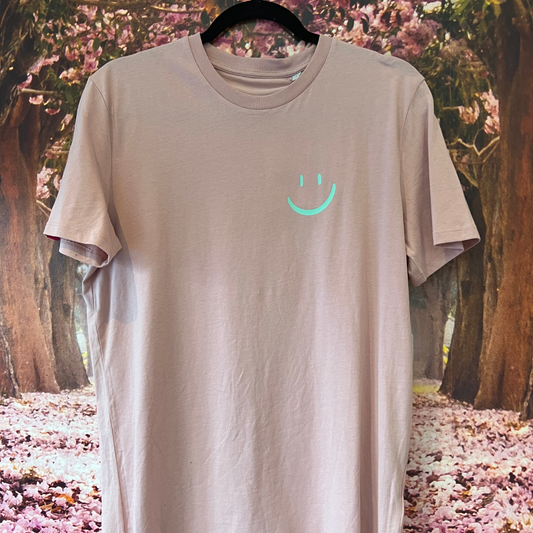 Pink Smiley Tee - SMALL