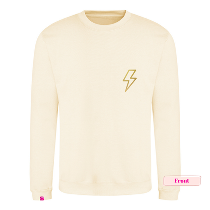 Cream 'She's Electric' Sweatshirt