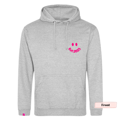 Grey and Neon Pink 'Not Today Hun' Classic Hoodie - up to 5XL (size 26)