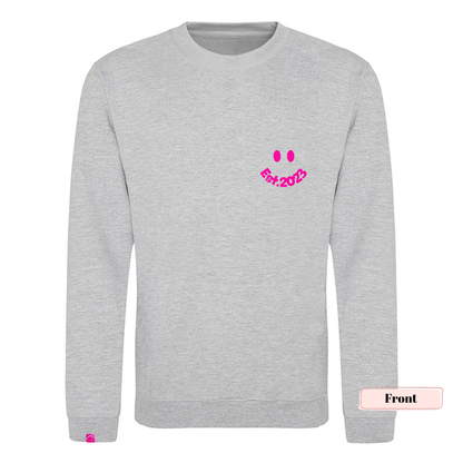 Grey and Neon Pink 'Not Today Hun' Sweatshirt