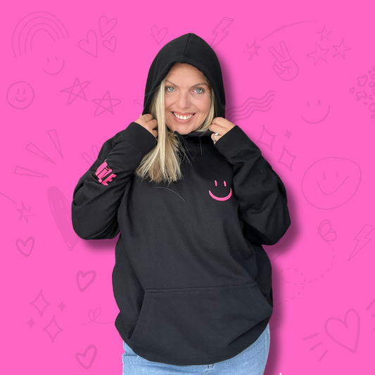 Black and Pink 'You've got this' Classic Hoodie - up to 5XL (size 26)