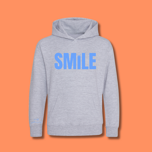 Children's Grey and Blue Hoodie
