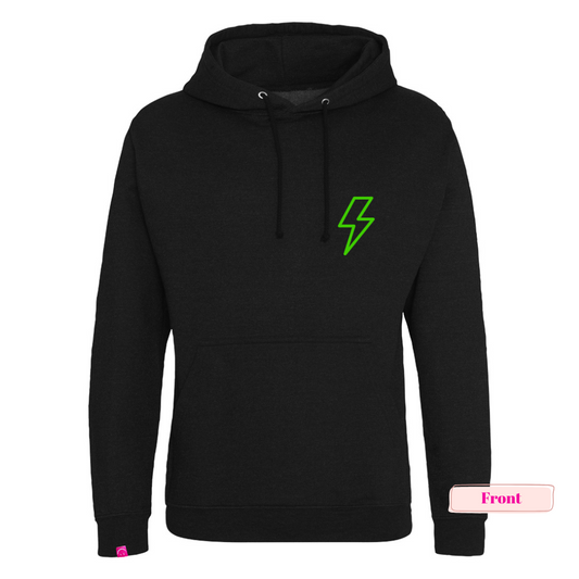 Black 'She's Electric' Classic Hoodie - up to 5XL (size 26)