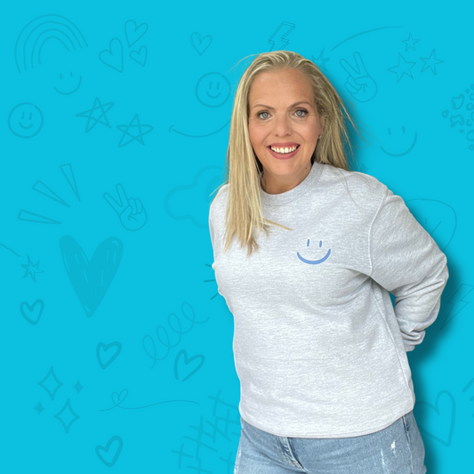 Grey and Blue 'You've Got This' Sweatshirt - Up to 5XL (Size 26)