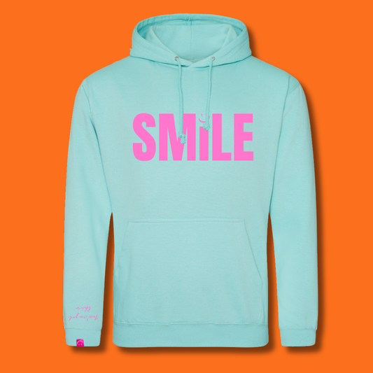 Peppermint and Pink SMILE Classic Hoodie
